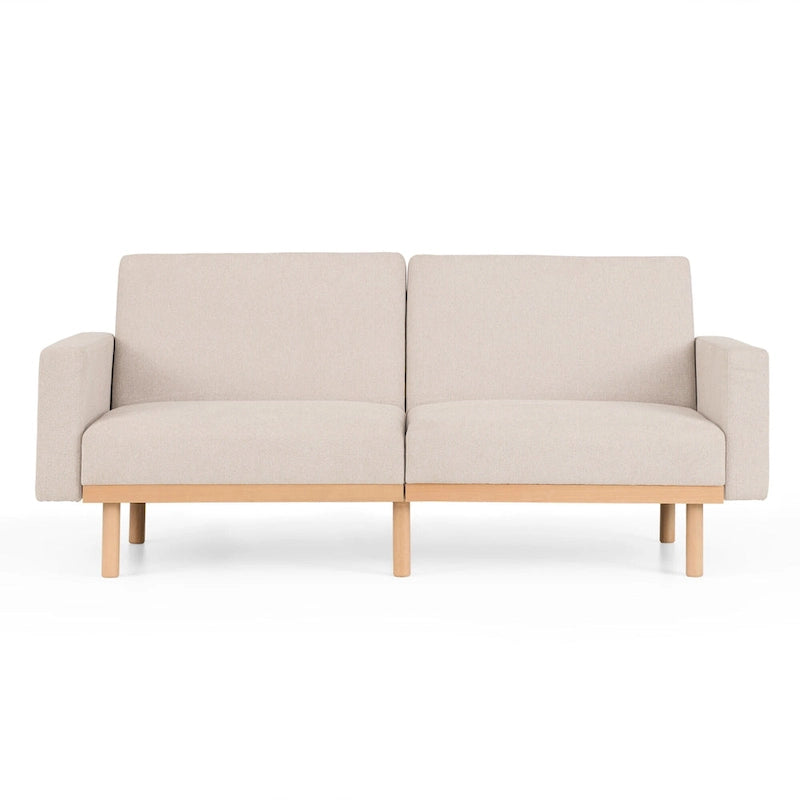 Futon Brookside Harlow avec sommier en bois