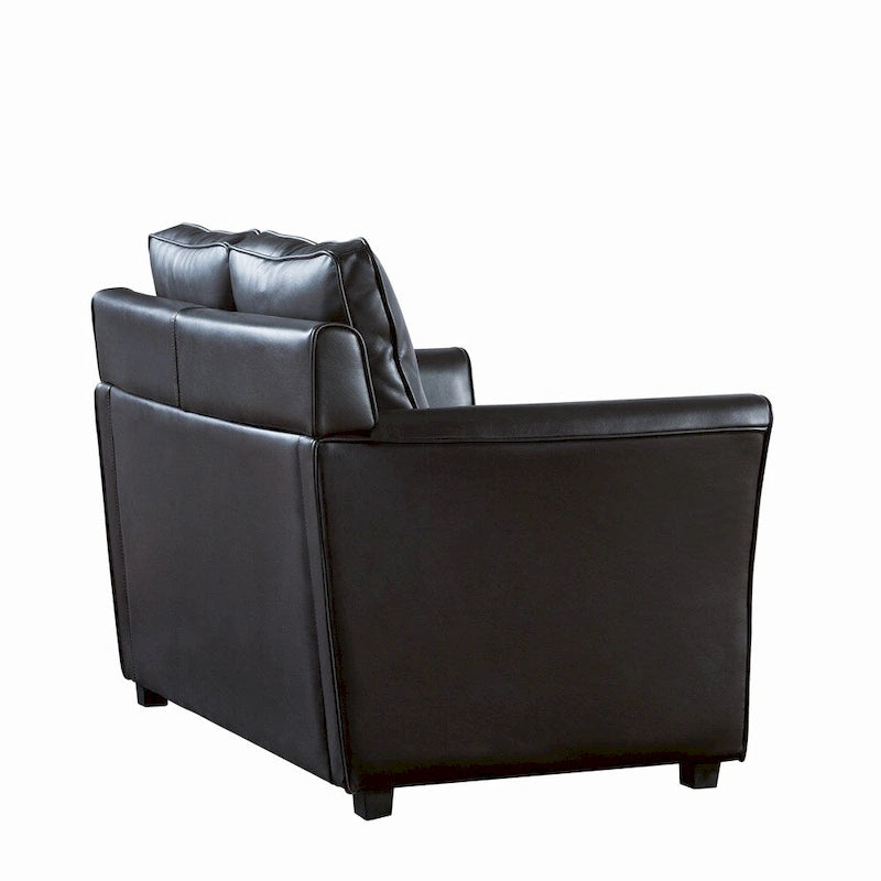 Canapé deux places contemporain rembourré à accoudoirs évasés Goldt de Furniture of America