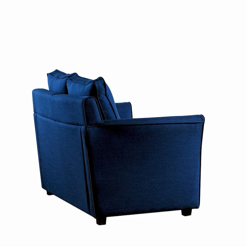 Canapé deux places contemporain rembourré à accoudoirs évasés Goldt de Furniture of America