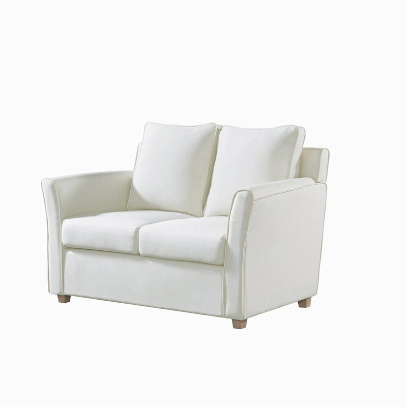 Canapé deux places contemporain rembourré à accoudoirs évasés Goldt de Furniture of America