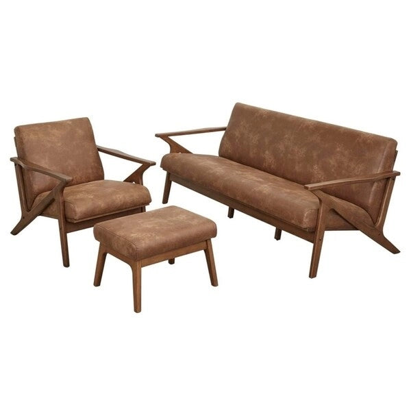 Ensemble de salon en bois massif Bianca de Simple Living
