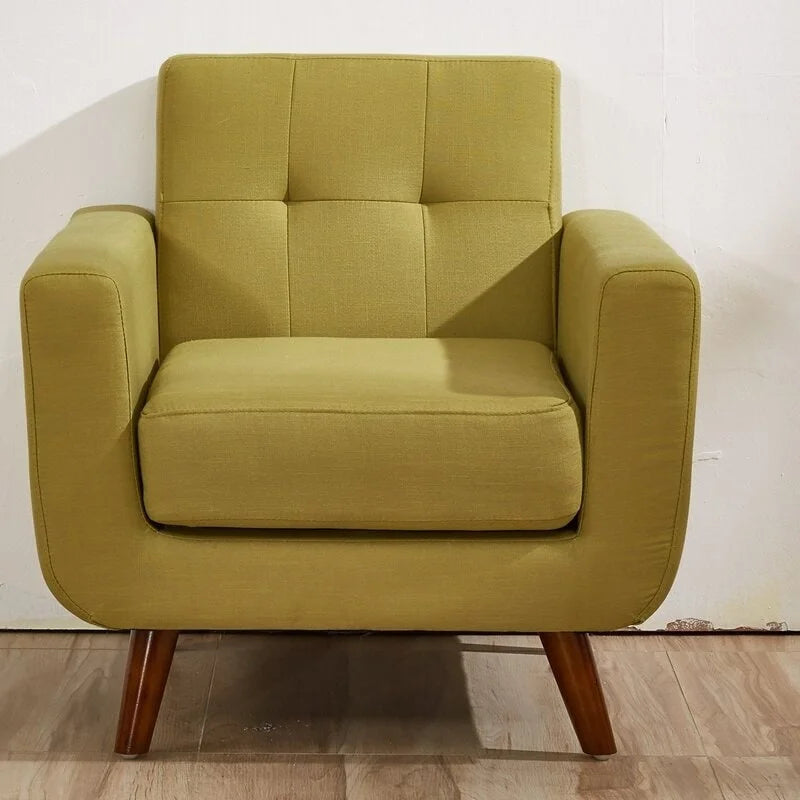Fauteuil de salon capitonné Grace Rainbeau de style Mid-Century de US Pride Furniture