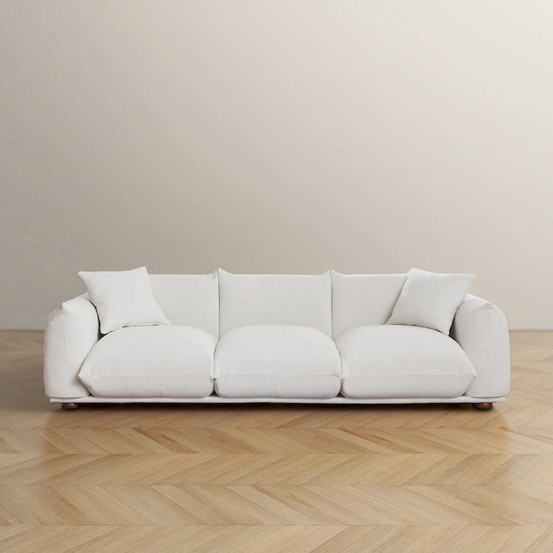 Canapé Arten de luxe moderne du milieu du siècle en boucle/velours