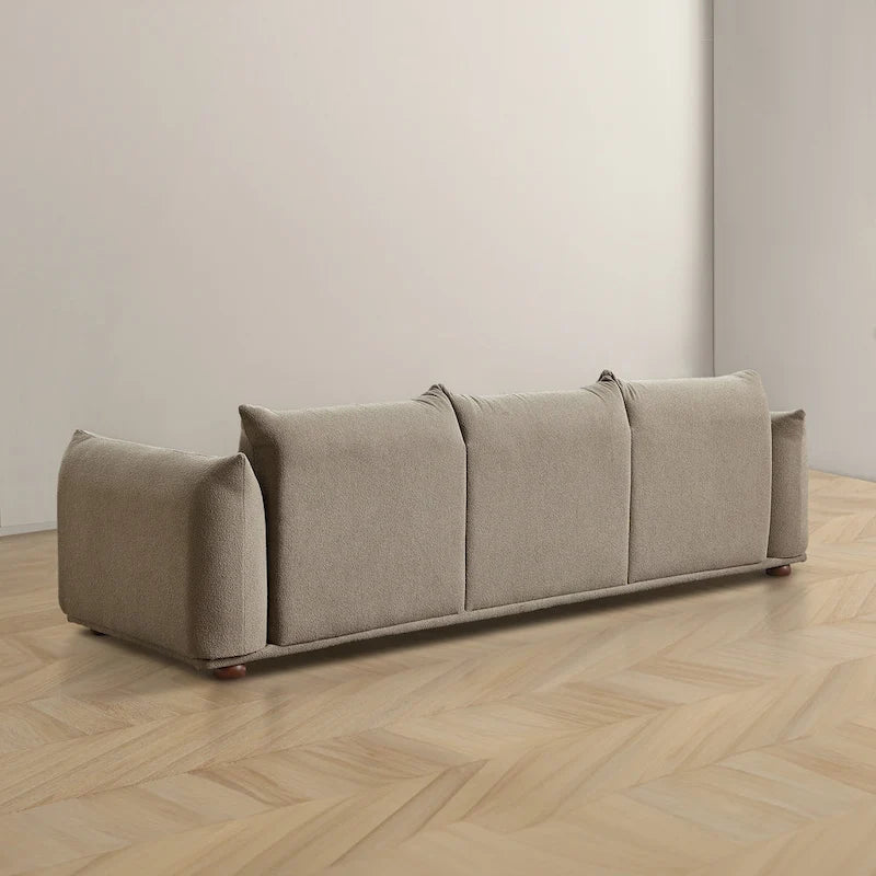 Canapé Arten de luxe moderne du milieu du siècle en boucle/velours