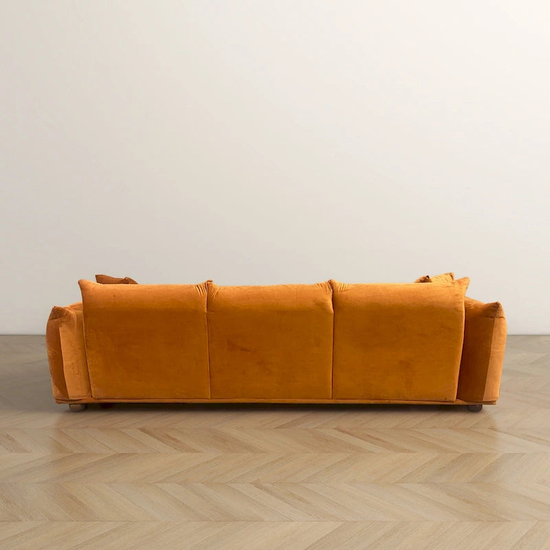 Canapé Arten de luxe moderne du milieu du siècle en boucle/velours