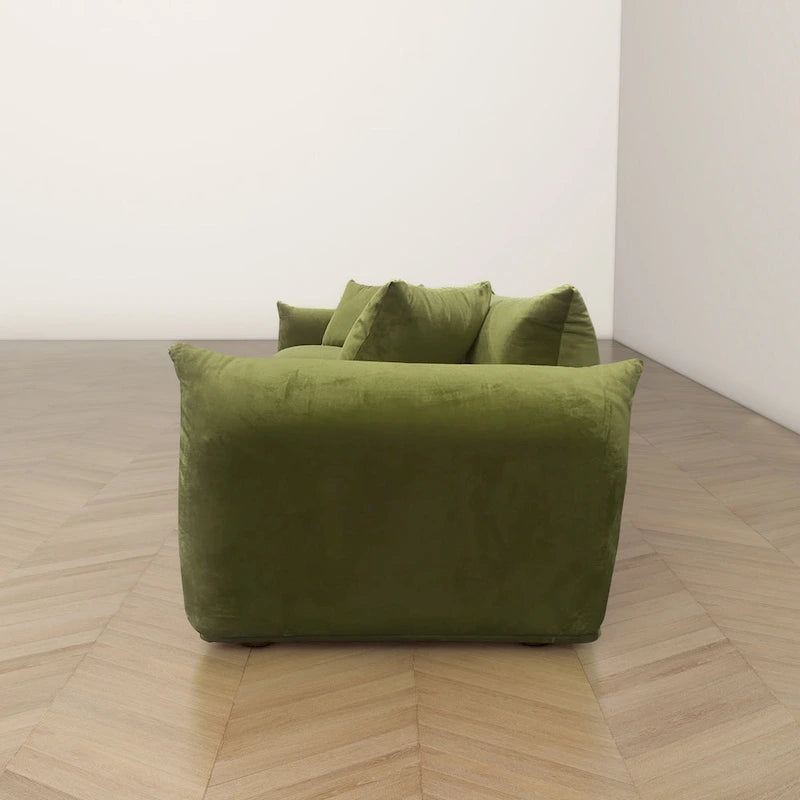 Canapé Arten de luxe moderne du milieu du siècle en boucle/velours