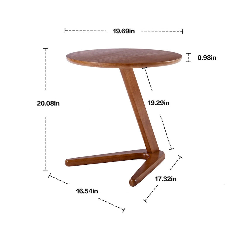 Ensemble de 2 fauteuils d'appoint de style moderne du milieu du siècle avec table d'appoint