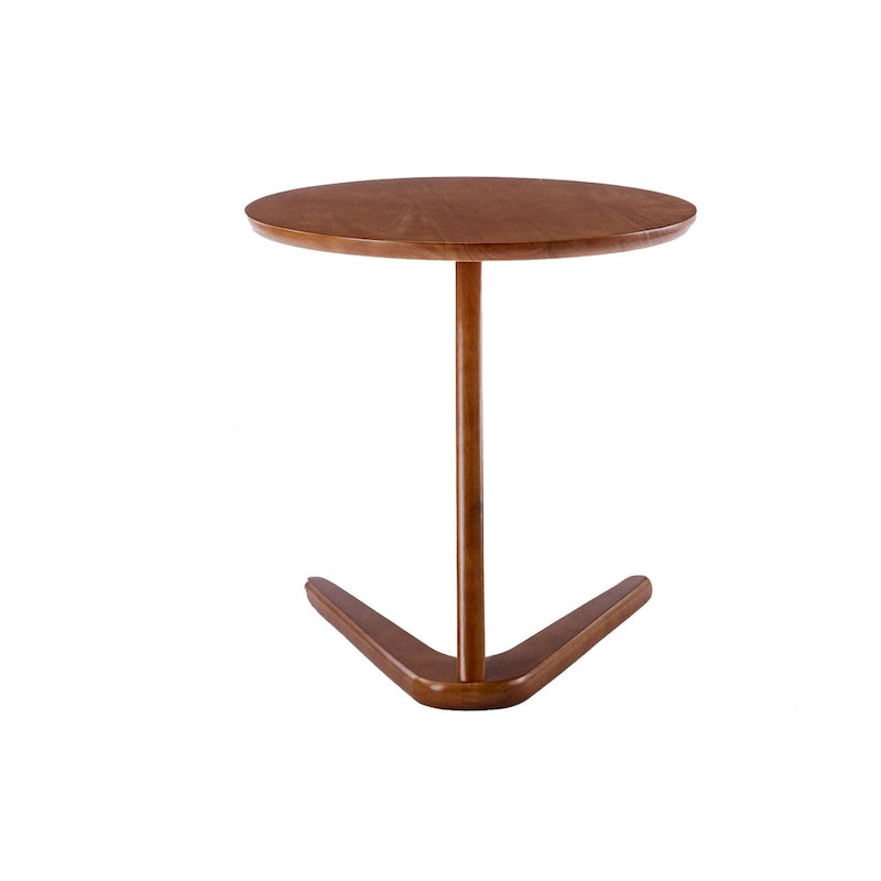 Ensemble de 2 fauteuils d'appoint de style moderne du milieu du siècle avec table d'appoint