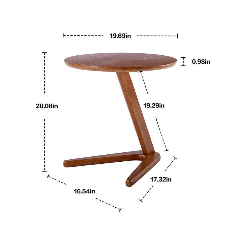 Ensemble de 2 fauteuils d'appoint de style moderne du milieu du siècle avec table d'appoint
