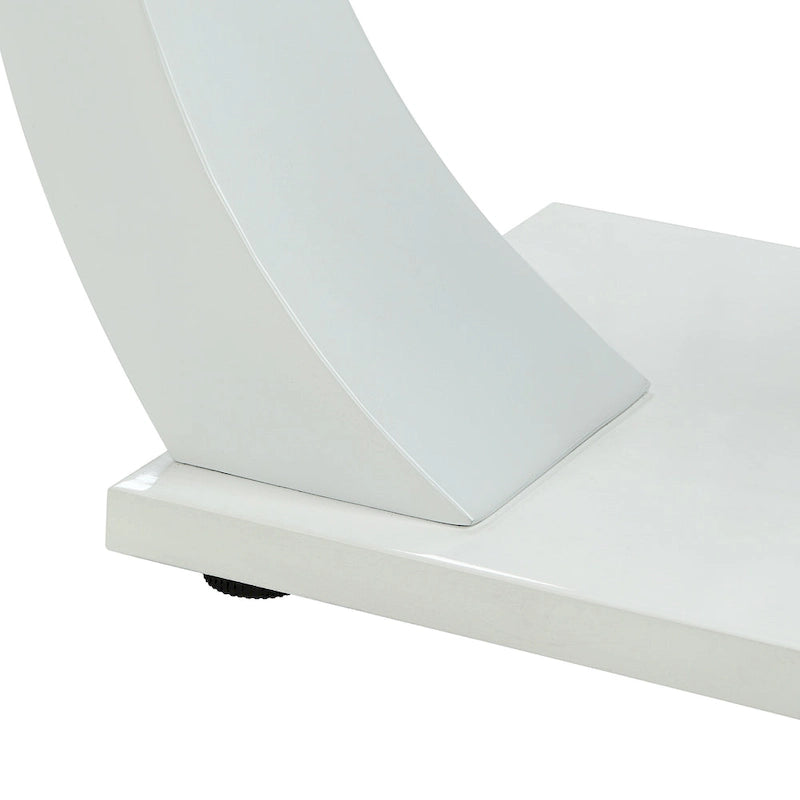 Table basse contemporaine Cres avec plateau en verre de 50 pouces par Furniture of America