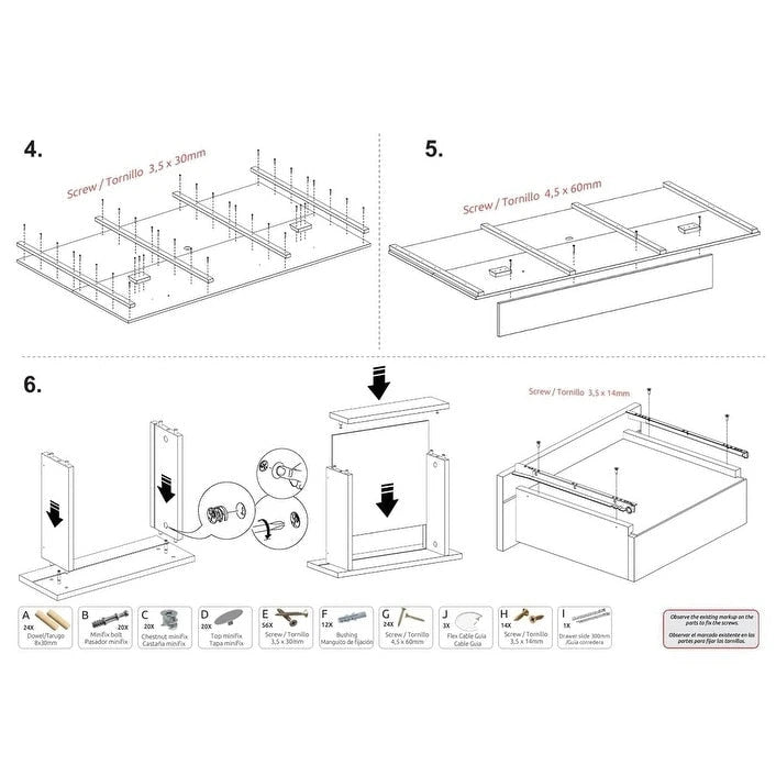Étagère murale pour téléviseur Midtown Concept (compatible avec les téléviseurs de 70 pouces)