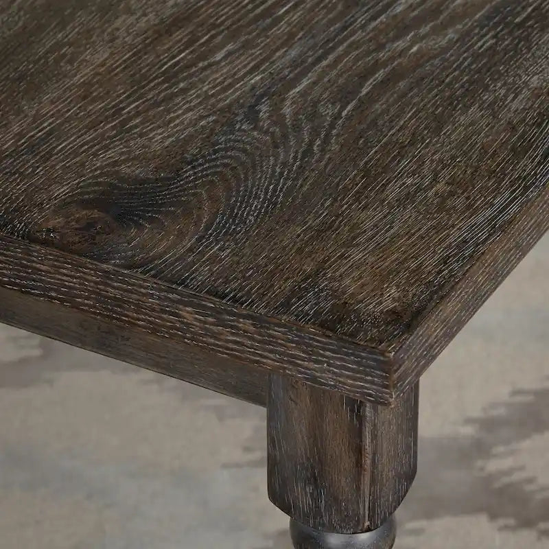 Ensemble de salle à manger 5 pièces Simple Living en bois brûlé