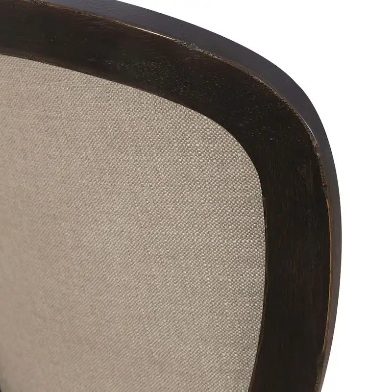 Chaise d'appoint capitonnée style ferme américaine (lot de 2)