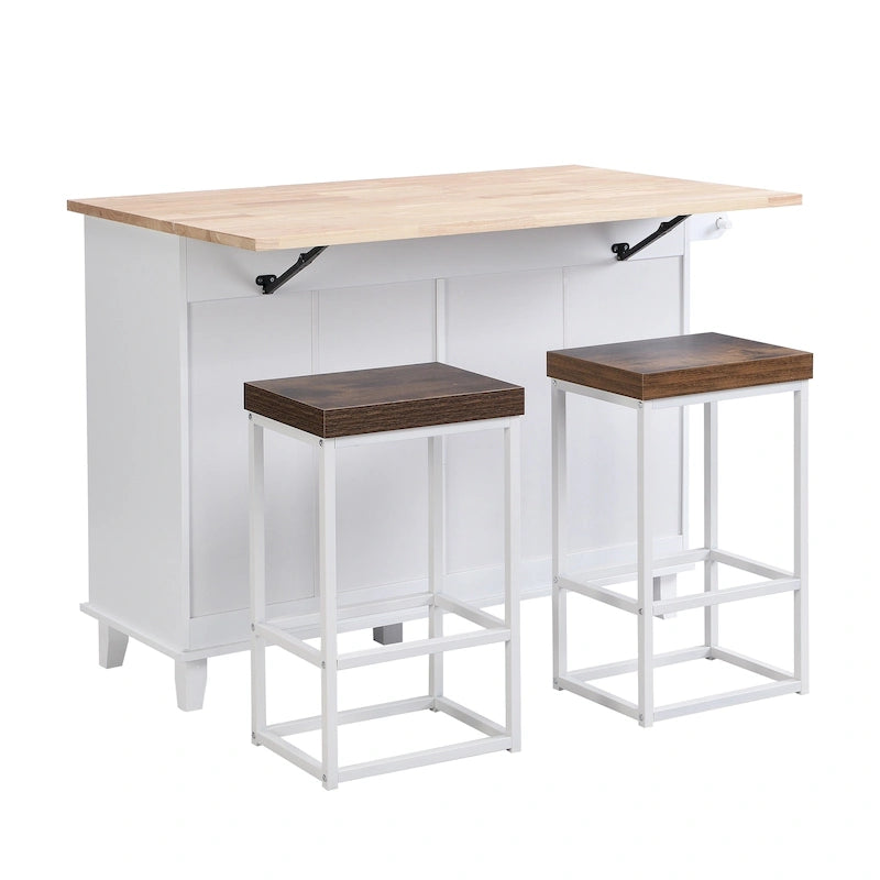Îlot de cuisine avec abattant et 2 places assises