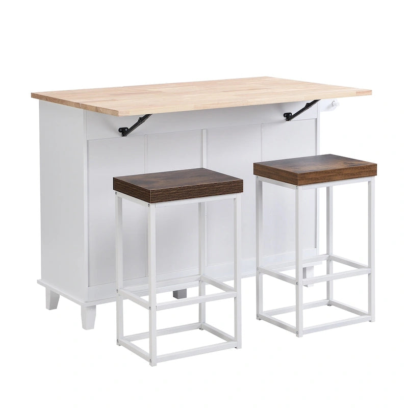 Îlot de cuisine avec abattant et 2 places assises