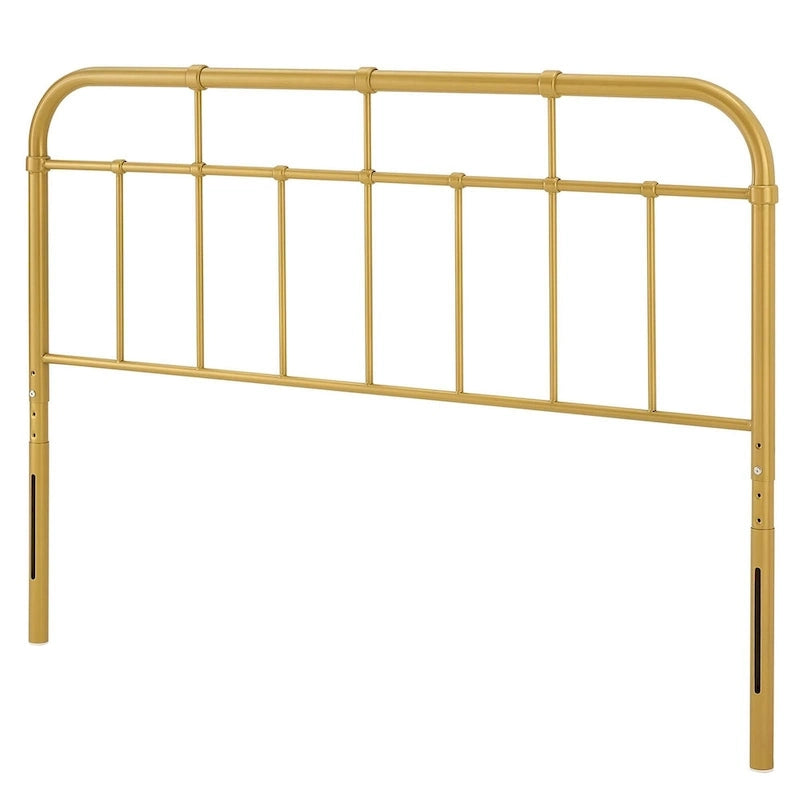 Tête de lit Shaffer Classic Queen Size en métal doré