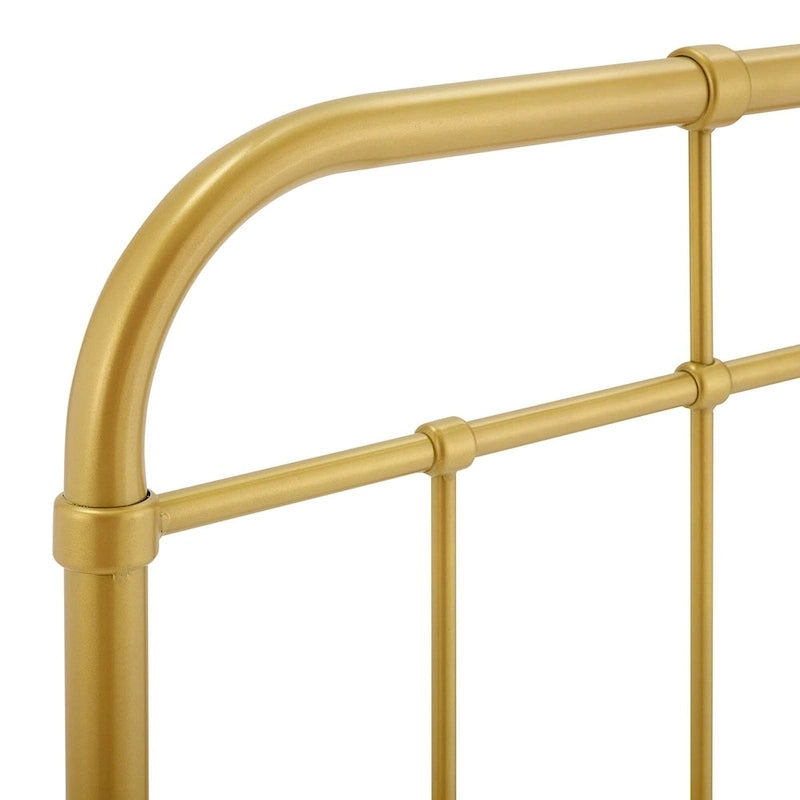 Tête de lit Shaffer Classic Queen Size en métal doré