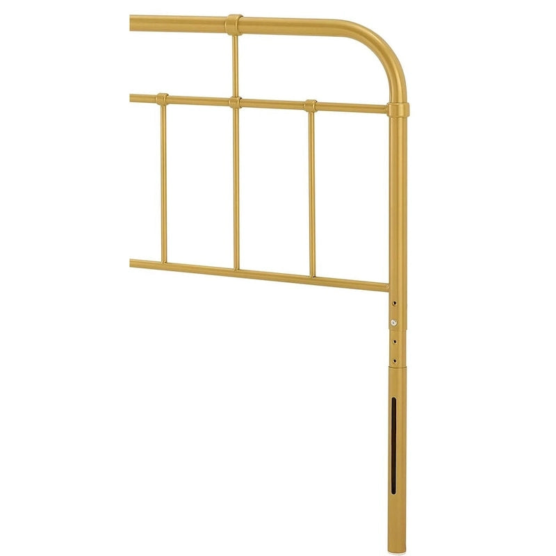 Tête de lit Shaffer Classic Queen Size en métal doré
