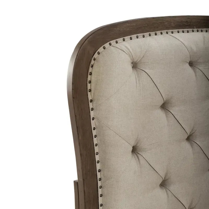 Lit abri queen style ferme américaine, couleur taupe poussiéreux