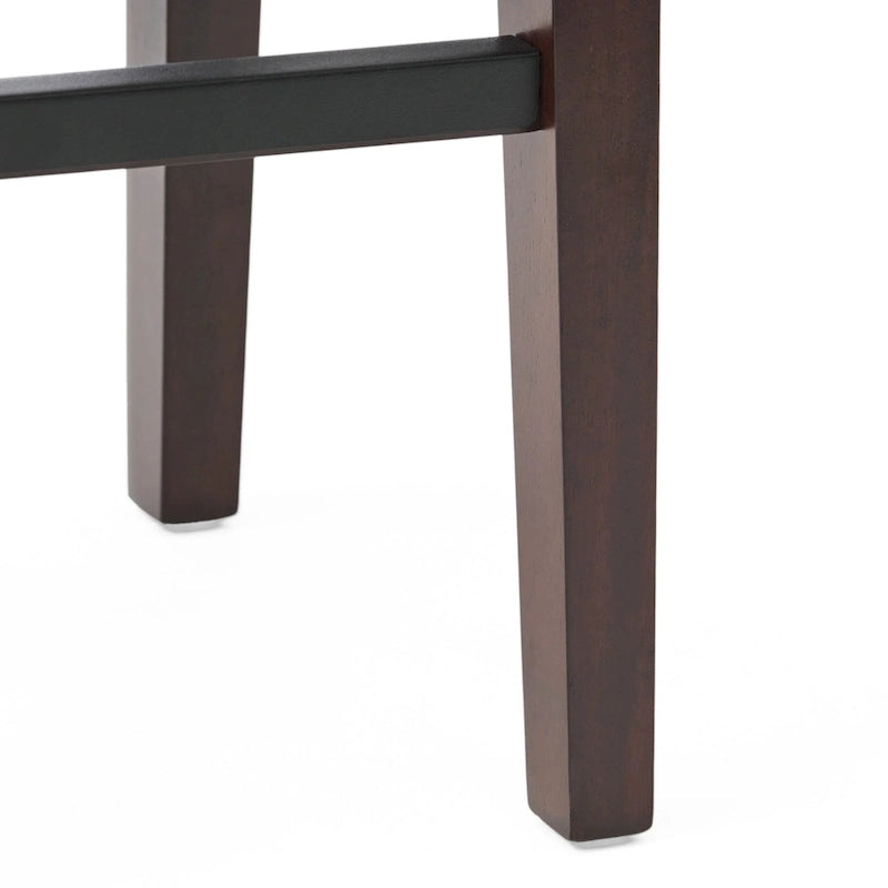 Tabouret de bar Kimi contemporain capitonné avec garniture cloutée (lot de 2) par Christopher Knight Home