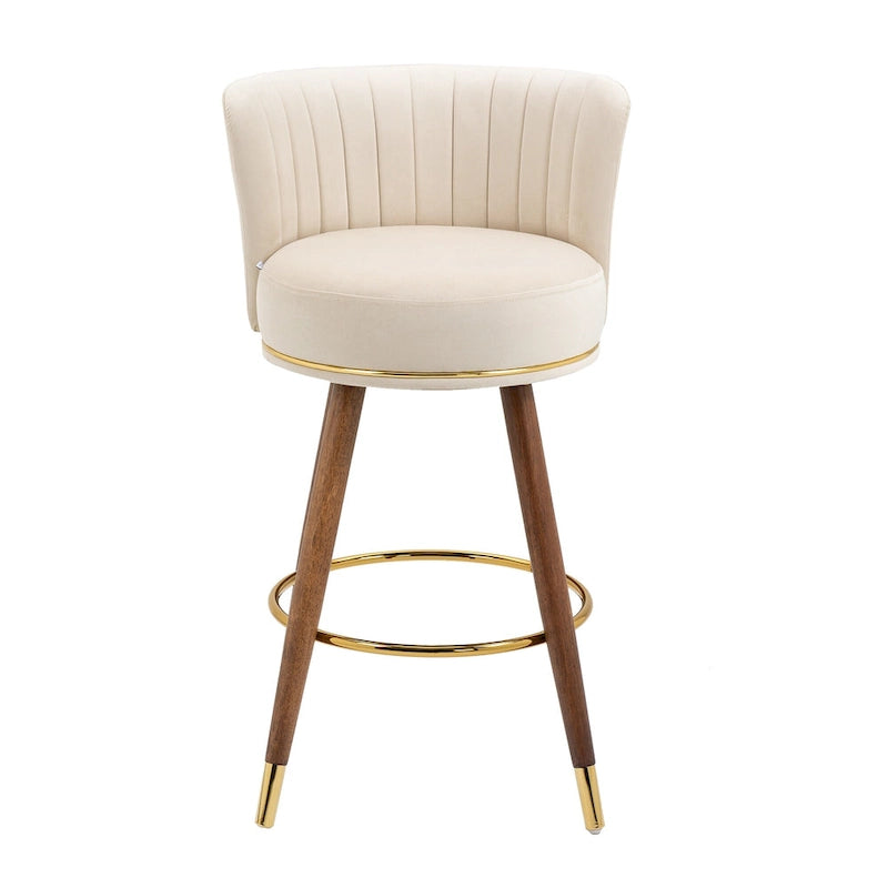 Tabourets de bar hauteur comptoir, ensemble de 2