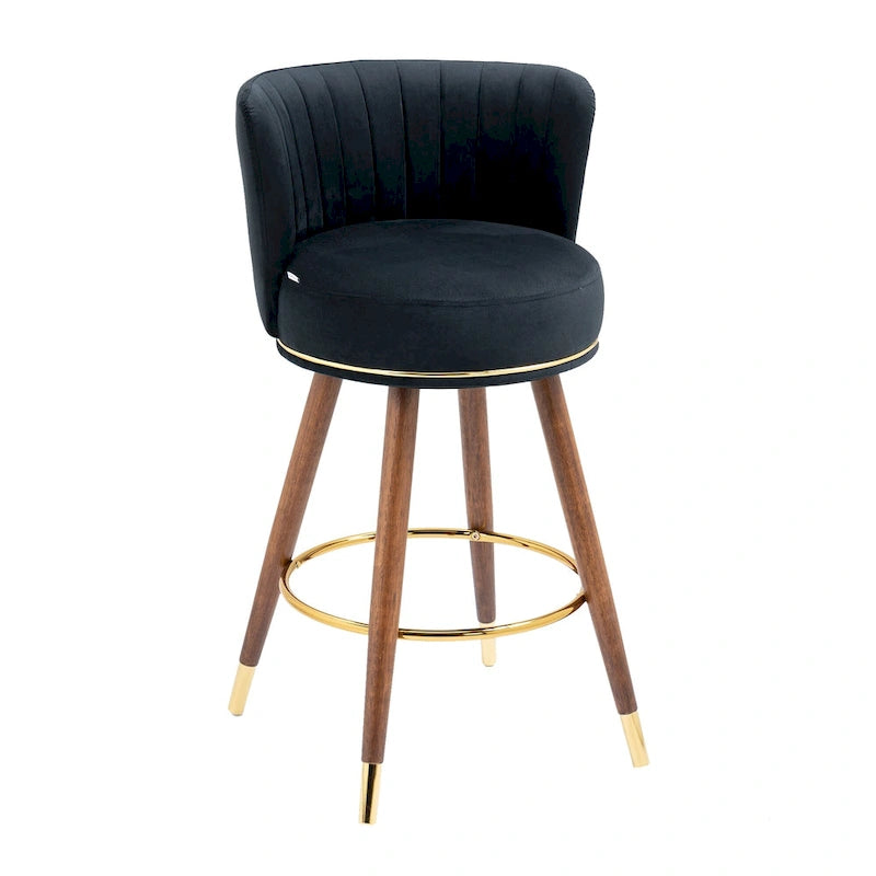 Tabourets de bar hauteur comptoir, ensemble de 2