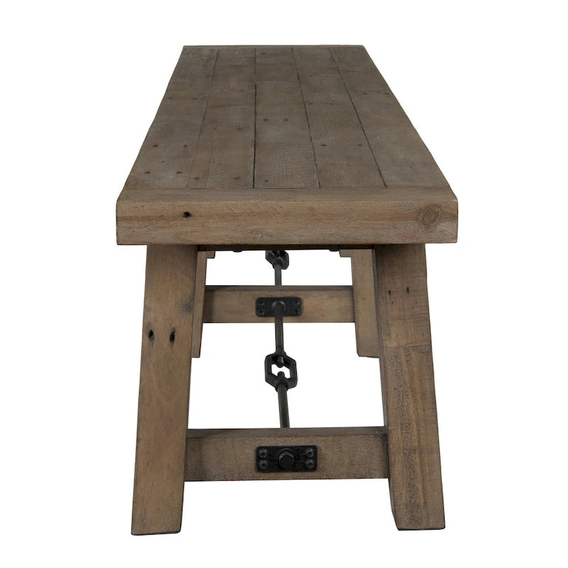 Banc Carbon Loft Pallero en pin recyclé de 72 pouces