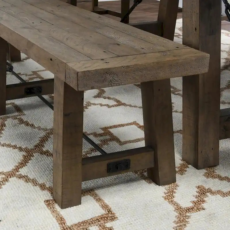 Banc Carbon Loft Pallero en pin recyclé de 72 pouces