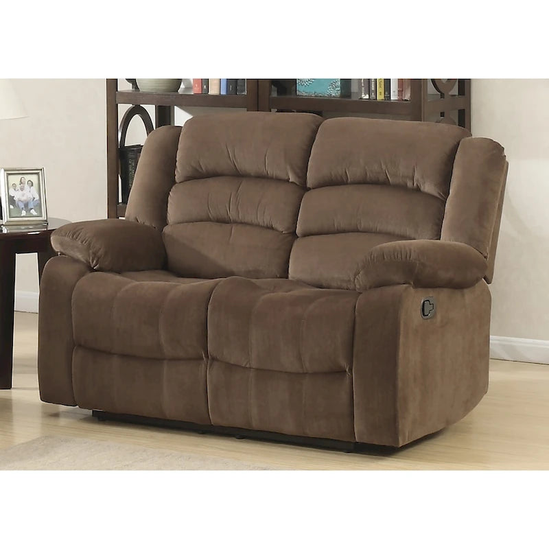 Ensemble de salon inclinable 3 pièces marron Copper Grove Shademill
