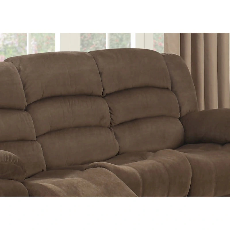 Ensemble de salon inclinable 3 pièces marron Copper Grove Shademill