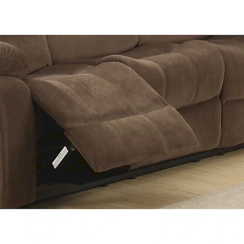 Ensemble de salon inclinable 3 pièces marron Copper Grove Shademill