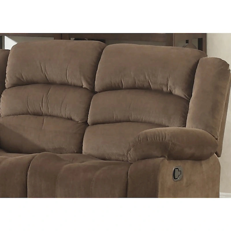 Ensemble de salon inclinable 3 pièces marron Copper Grove Shademill