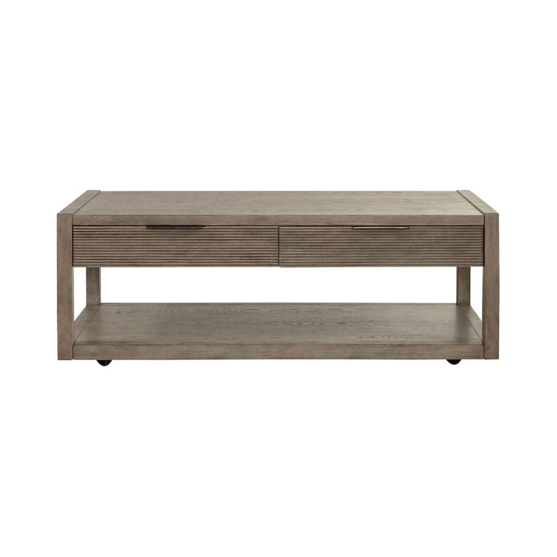 Table basse Bartlett Field couleur taupe poussiéreux