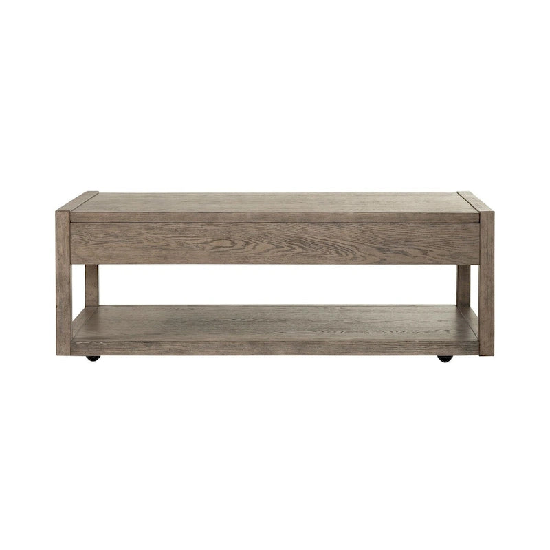 Table basse Bartlett Field couleur taupe poussiéreux
