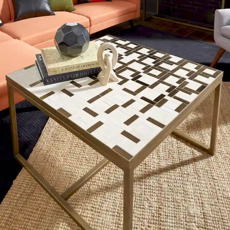Table basse carrée Geometric II de Homestyles