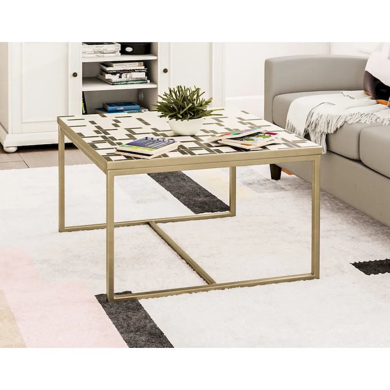 Table basse carrée Geometric II de Homestyles