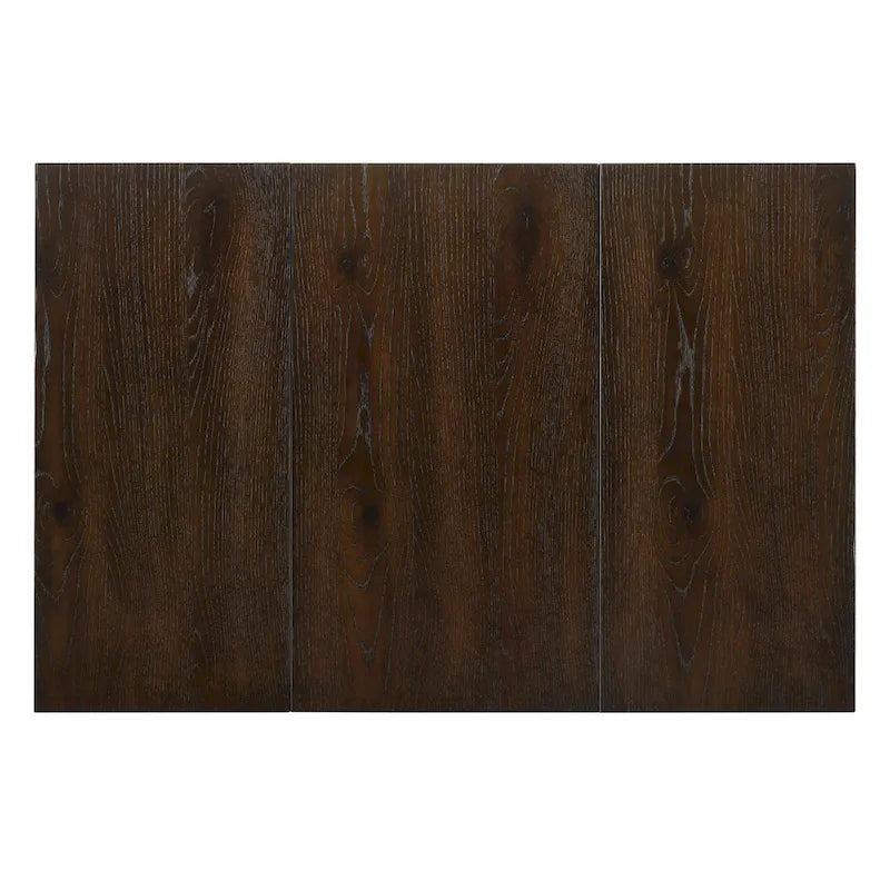 Ensemble de salle à manger 5 pièces style ferme en bois blanc avec abattants, hauteur comptoir, par Furniture of America