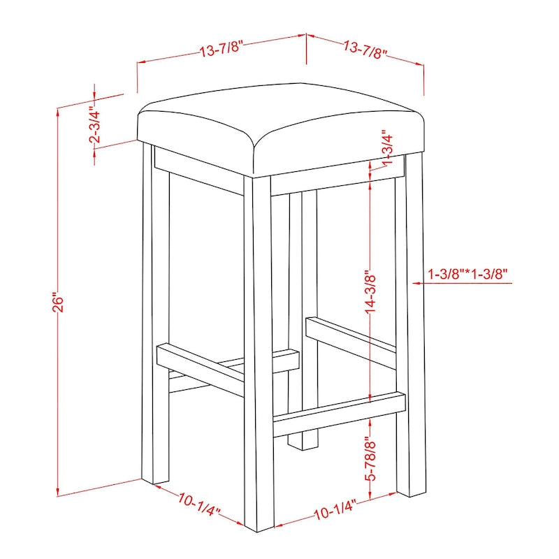 Ensemble de salle à manger 5 pièces style ferme en bois blanc avec abattants, hauteur comptoir, par Furniture of America