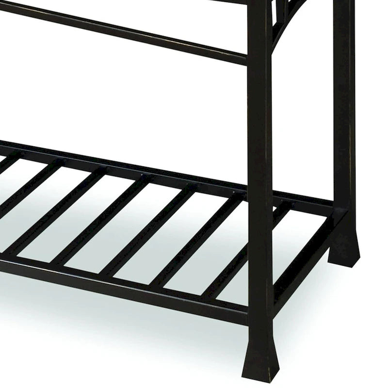 Table basse moderne en chêne vieilli de style artisanal par Homestyles