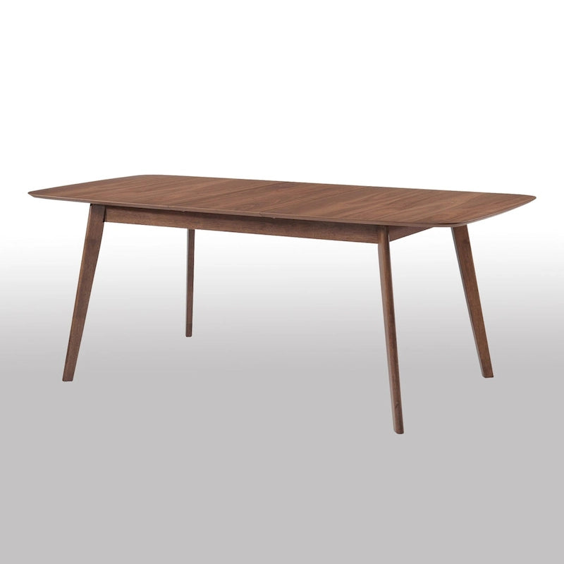Table de salle à manger rectangulaire en noyer naturel
