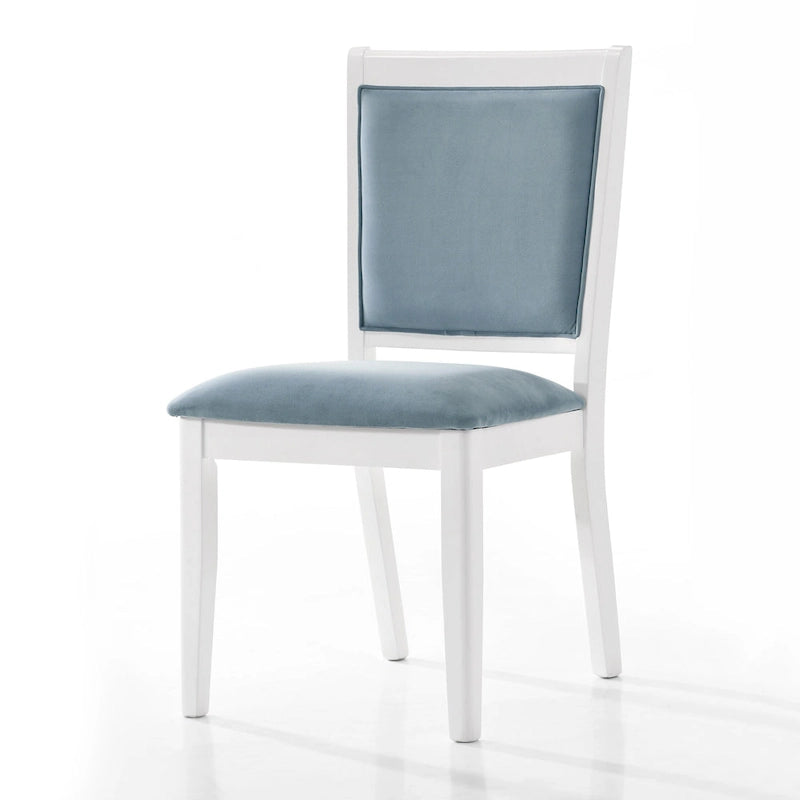 Chaises de salle à manger CraftPorch Luxueuses à rayures en cristal et diamant (Ensemble de 6)