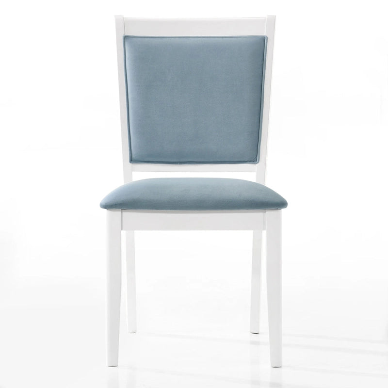 Chaises de salle à manger CraftPorch Luxueuses à rayures en cristal et diamant (Ensemble de 6)