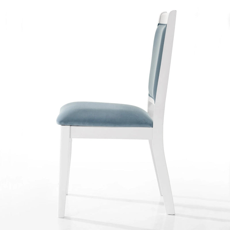 Chaises de salle à manger CraftPorch Luxueuses à rayures en cristal et diamant (Ensemble de 6)