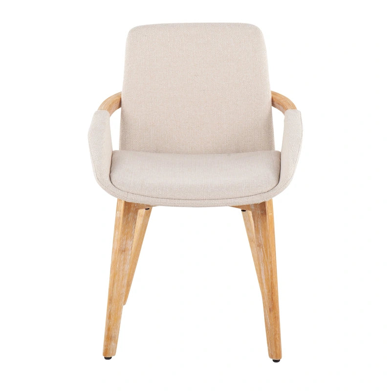 Chaise de salle à manger en bois naturel Carson Carrington Pugo