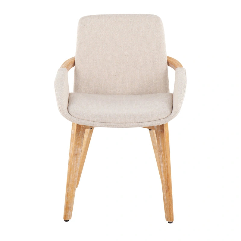 Chaise de salle à manger en bois naturel Carson Carrington Pugo