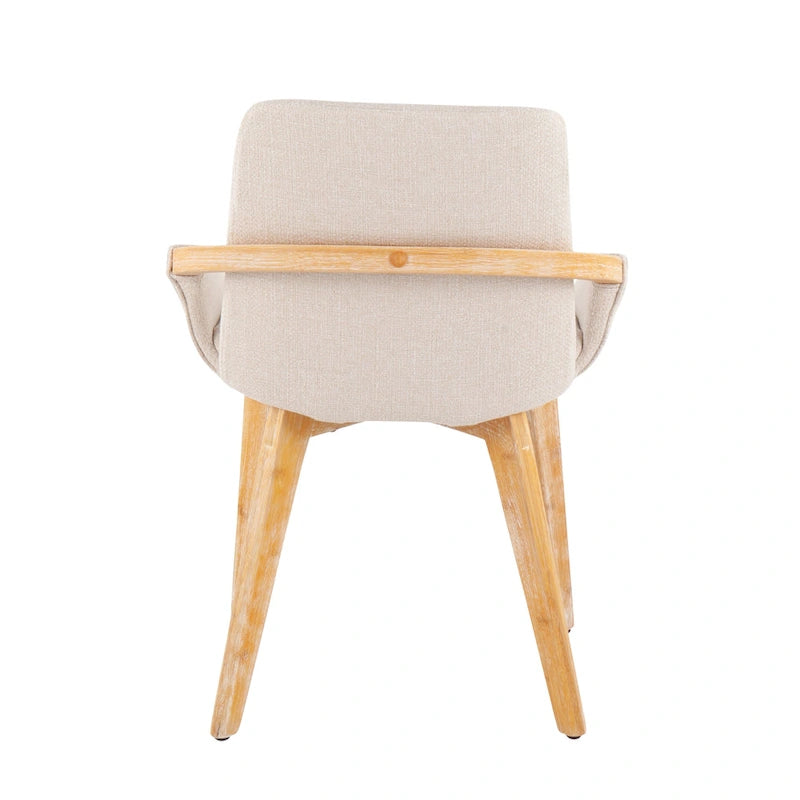 Chaise de salle à manger en bois naturel Carson Carrington Pugo