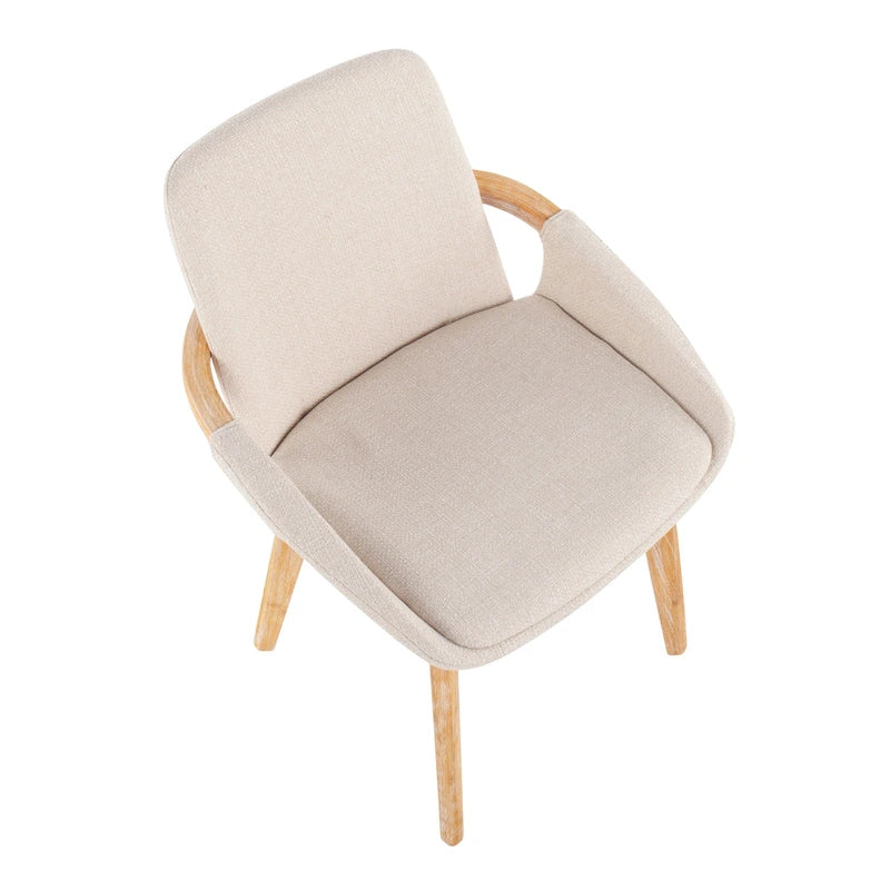 Chaise de salle à manger en bois naturel Carson Carrington Pugo
