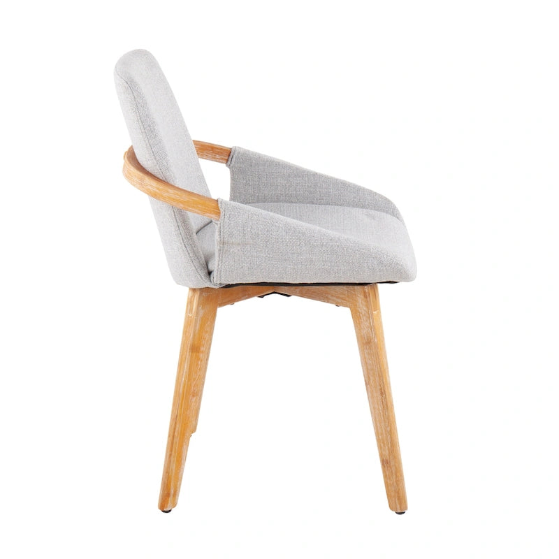 Chaise de salle à manger en bois naturel Carson Carrington Pugo