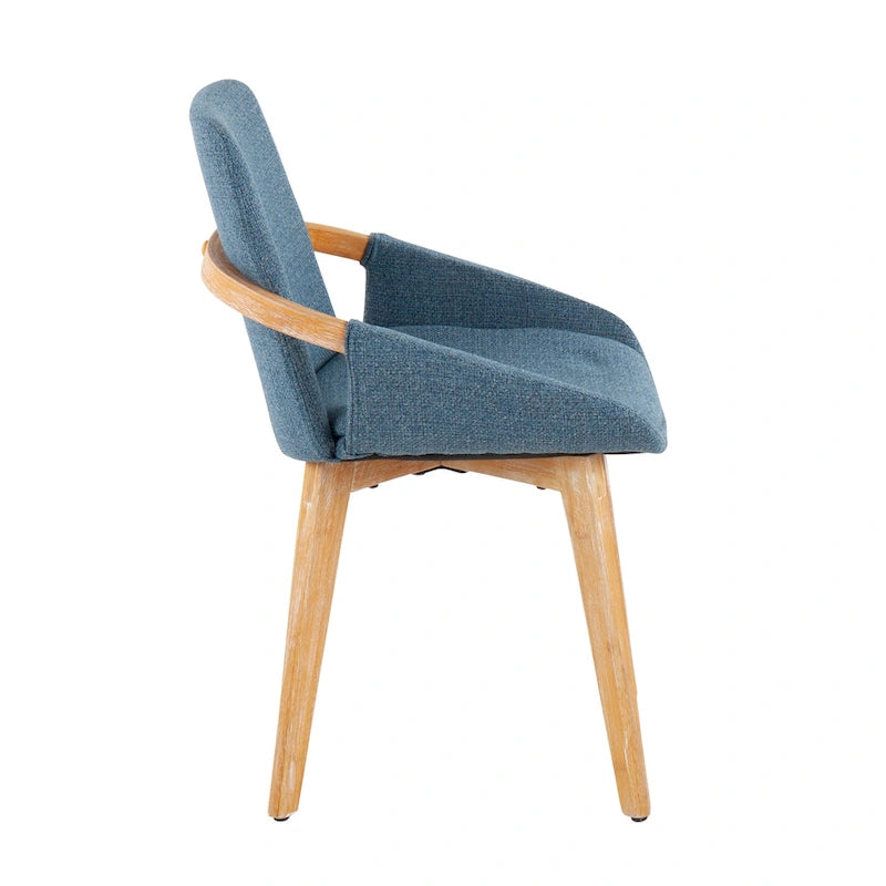 Chaise de salle à manger en bois naturel Carson Carrington Pugo