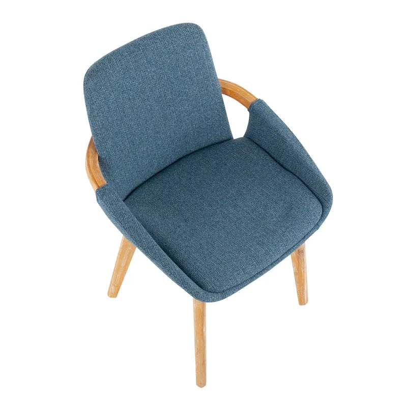 Chaise de salle à manger en bois naturel Carson Carrington Pugo
